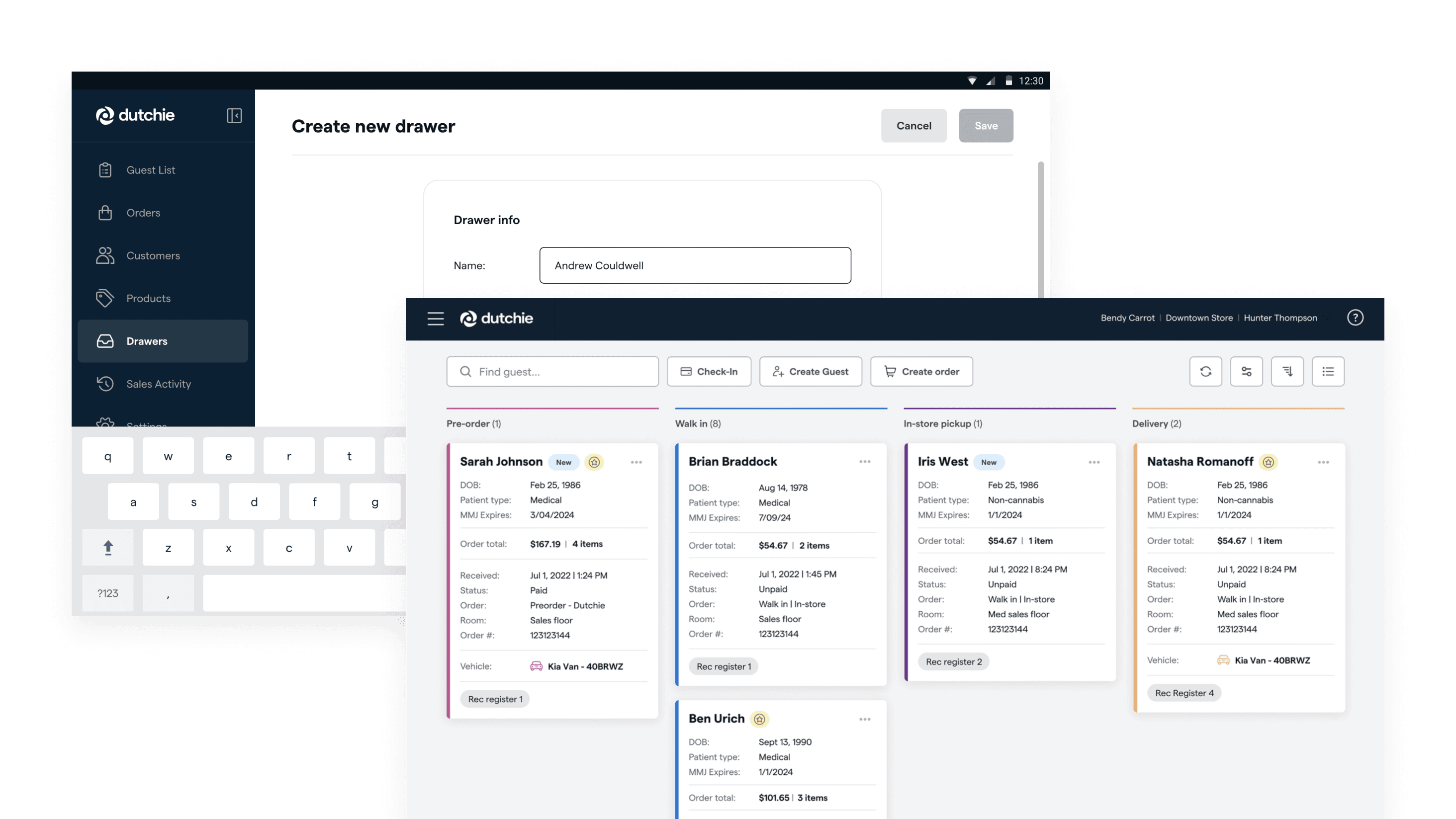 Modernized front-of-house POS experience