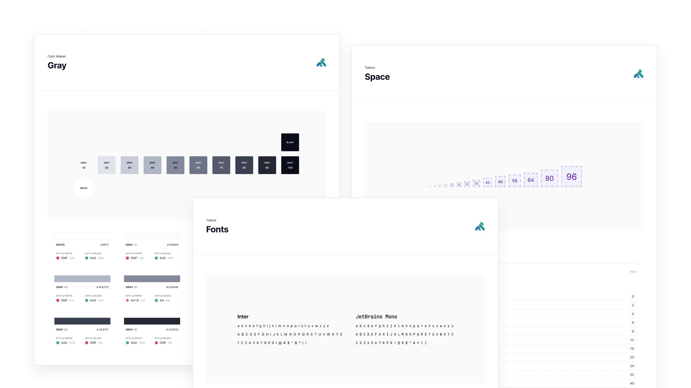 Documentation of foundational design system decisions